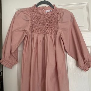Zara kids blush dress.